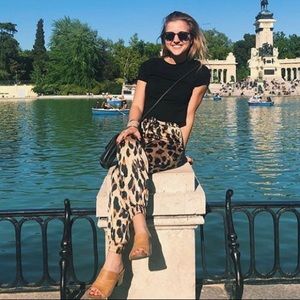 Cheetah pant jogger style